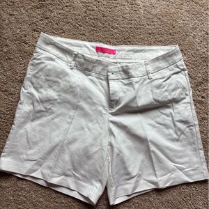 Lilly Pulitzer White Bermuda Shorts and